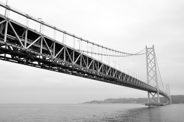 Akashi Kaikyo bridge, Kobe, Japan