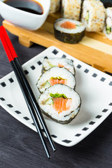 sushi, Japanese seafood