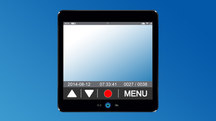 dashcam 1 - h-blau v-farbverlauf - g1041