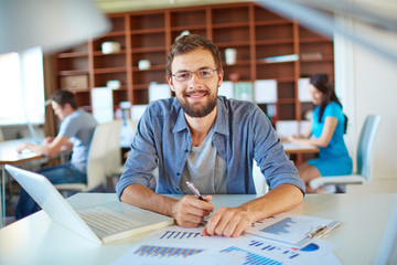 Fototapeta premium Successful businessman
