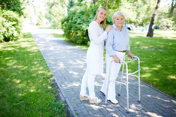 Clinician and her patient