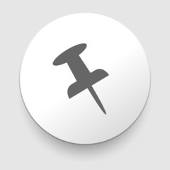Vector push pin icon