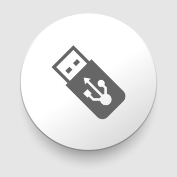 USB Flash drive vector icon