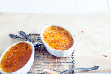 Two Bowl Mouthwatering Burnt Cream