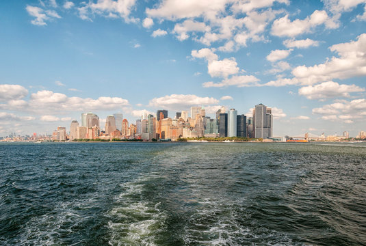 Scenic view of Manhattan.