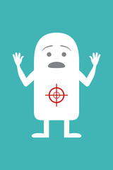 Animated personality victim