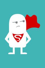 Animated personality Superman