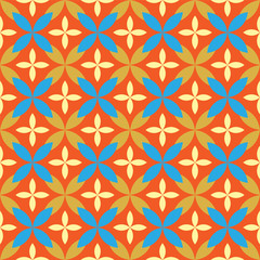 damask pattern. vector seamless wallpaper.