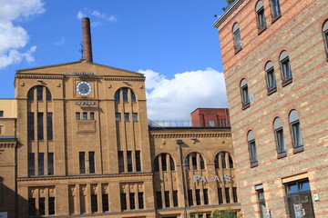 Innenhof der Berliner Kulturbrauerei