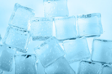cubes of  ice