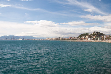 Fototapeta premium Coastline at Malaga