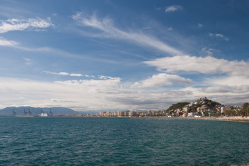 Coastline at Malaga