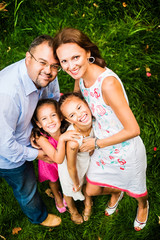 Fototapeta premium happy family