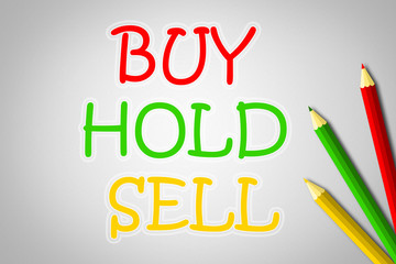 Buy Hold Sell Concept