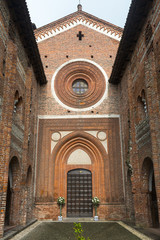 Fototapeta na wymiar San Nazzaro Sesia (Novara), abbey