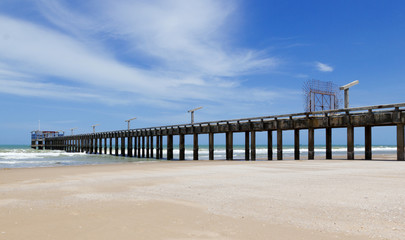 Fototapeta premium Abandon Fisheries Jetty of Government
