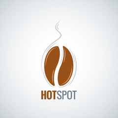 coffee bean design menu background