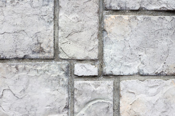 old stone block wall
