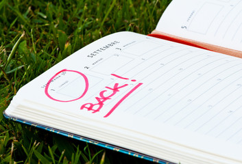Back to work or back to school agenda