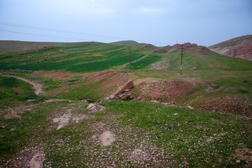 Countryside of Zardkouh mountains in Iran