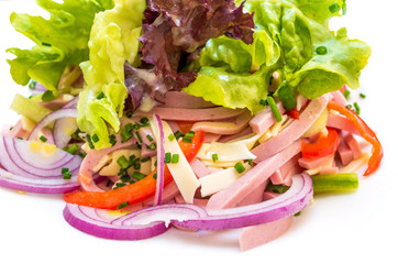 Fresh salad - Delicious fresh salad with tomatoes, lettuce