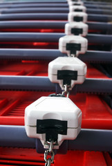 Fototapeta premium shopping carts