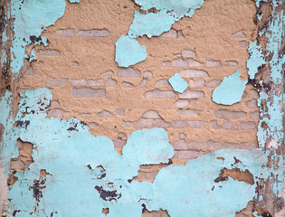 Old decayed wall paint