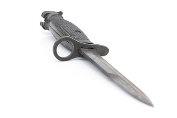 Bayonet isolated.