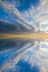 Reflex over the sea