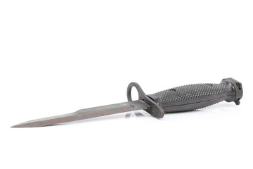Bayonet isolated.