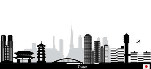 tokyo japan city skyline