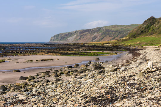 Kildonan shoreline on the Isle of Arran, Scotland