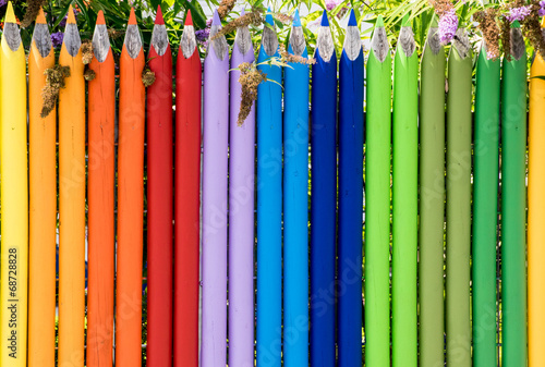 "farbiger Gartenzaun" Stockfotos und lizenzfreie Bilder auf Fotolia.com