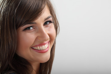 Naklejka premium Ritratto di giovane ragazza