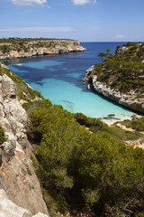 Cala Des Moro, Küstenlinie