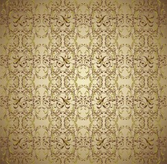 Dark brown floral background vector