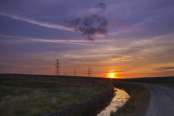 Sunset pylon