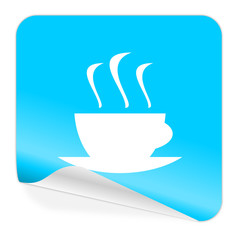 espresso blue sticker icon