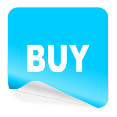 buy blue sticker icon