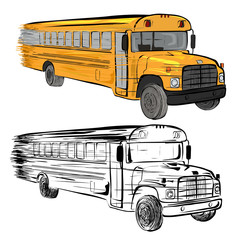 Riding school buses © fxm73