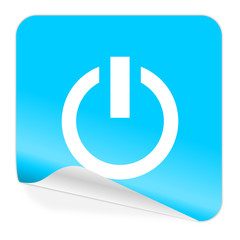 power blue sticker icon