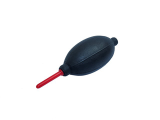 Air blower for lens cleaning