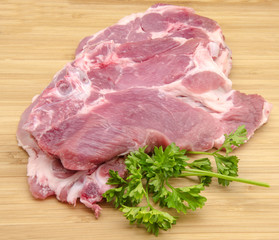 Carne de cerdo cruda