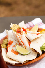 tortillas with dip