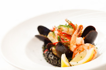 Nero di sepia risotto