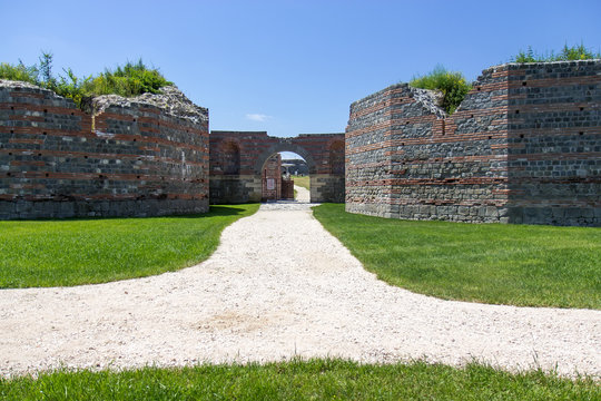 Roman archaeological site, Felix Romuliana, Serbia.