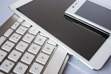 Teclado de ordenador, tablet y smart phone