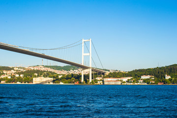 Second Bosphorus Bridge in Istanbul, Turkey.
