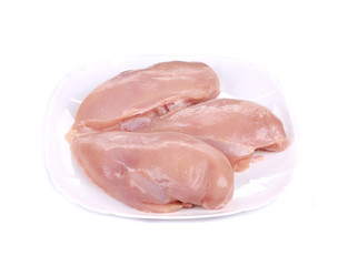 Raw chicken breast.