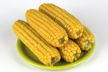 Boiled sweet corn